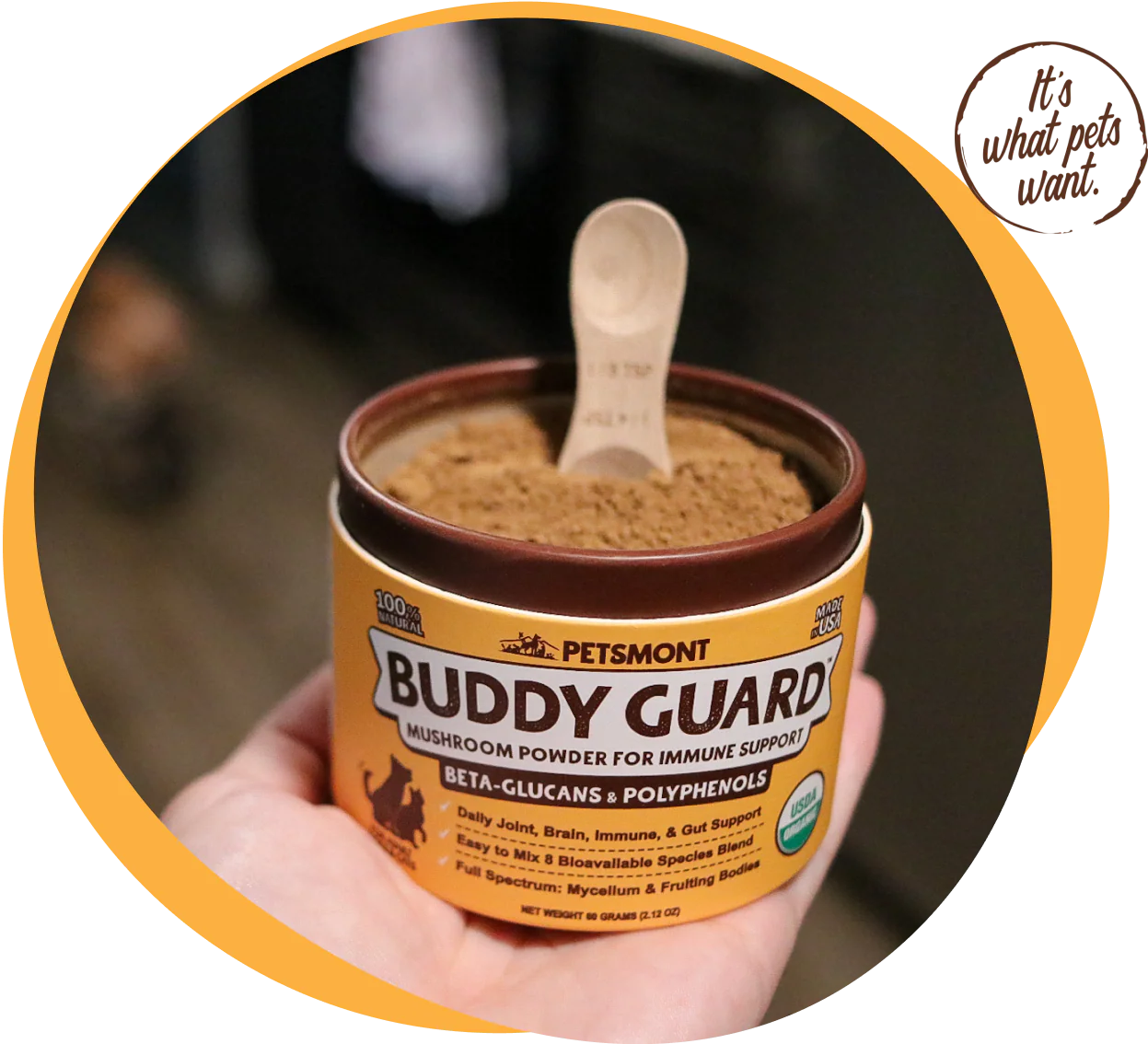 PETSMONT BUDDY GUARD: The Supplement For Dogs With Lumps & Bumps  (2 cans)