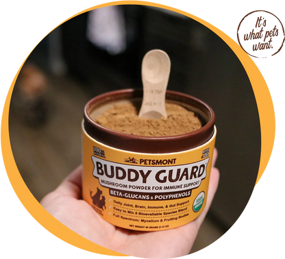PETSMONT BUDDY GUARD: The Supplement For Dogs With Lumps & Bumps  (2 cans)